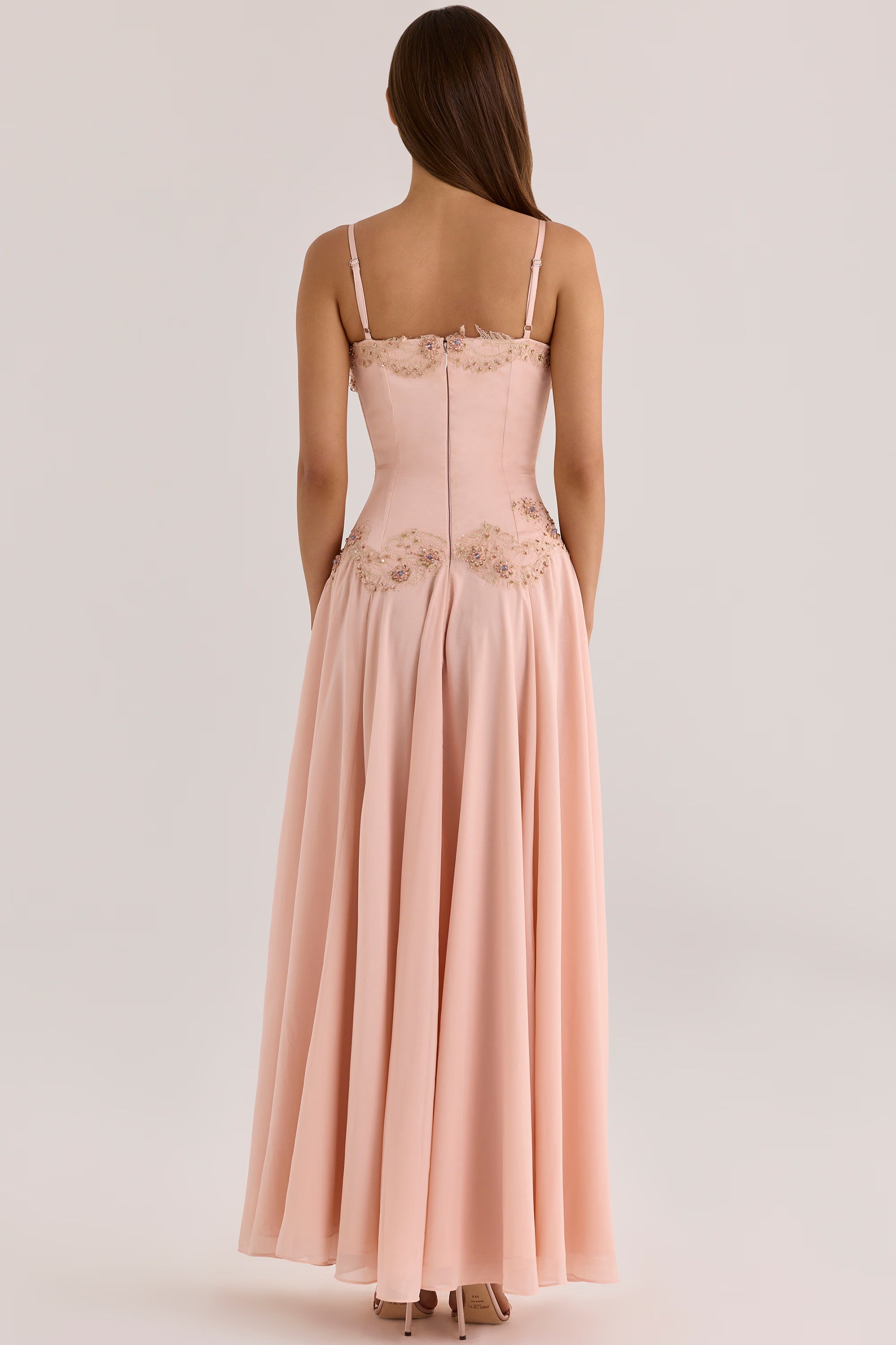 Saloma | Blush Maxi Dress