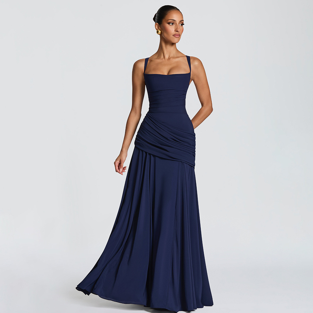Charlotte Ruched Maxi Dress