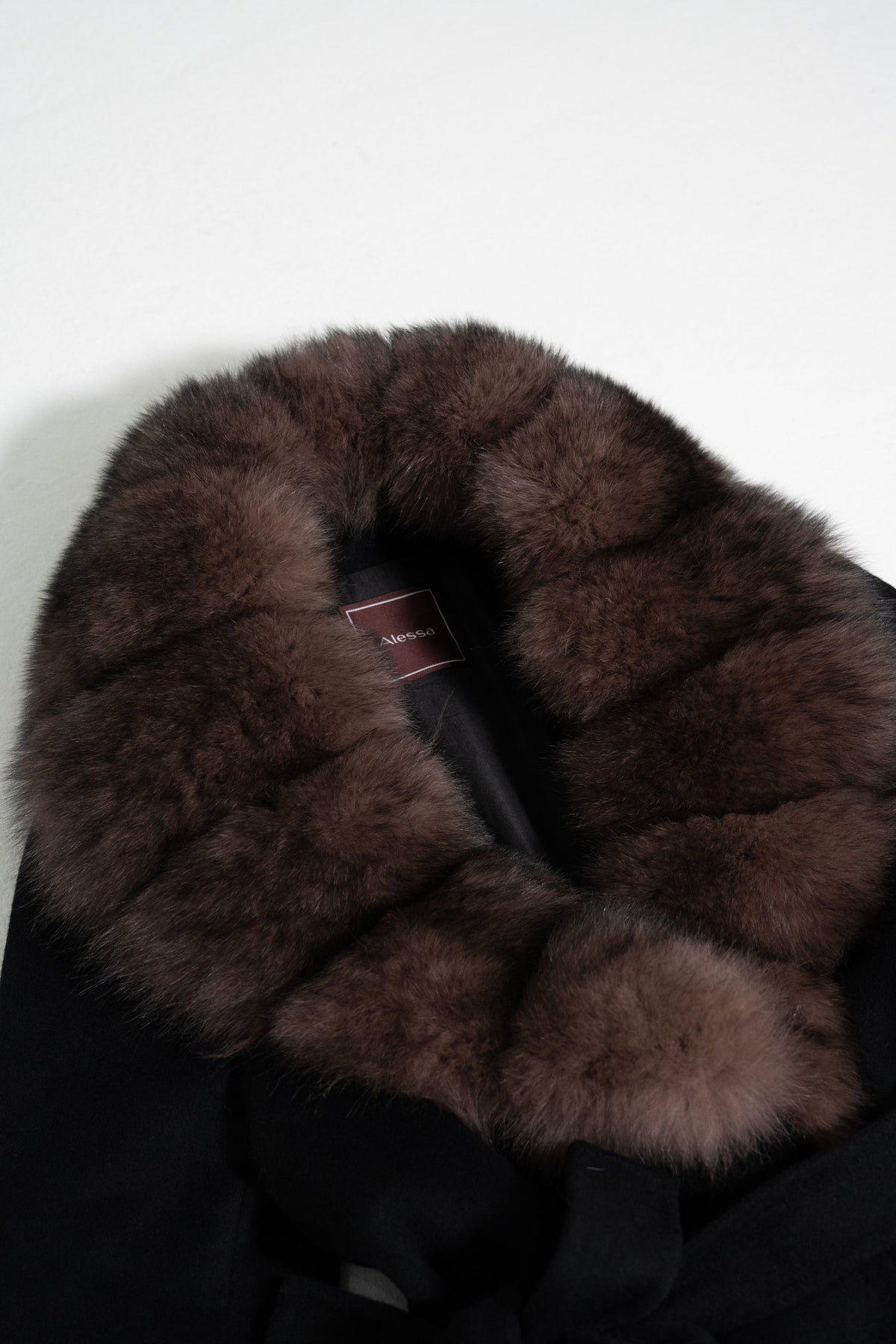 Bria Fur Coat - Black