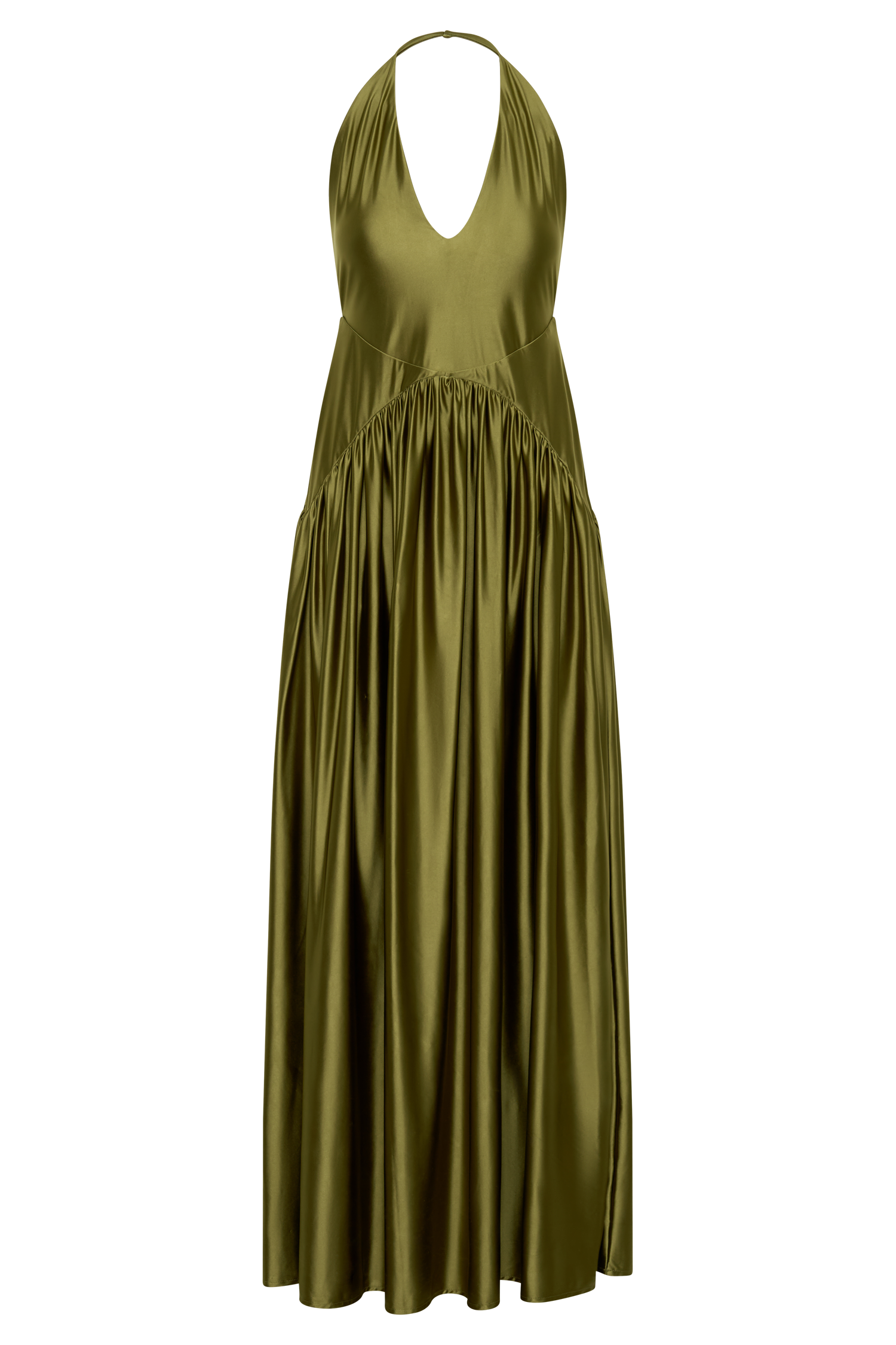 Olivia | Halter Maxi Dress