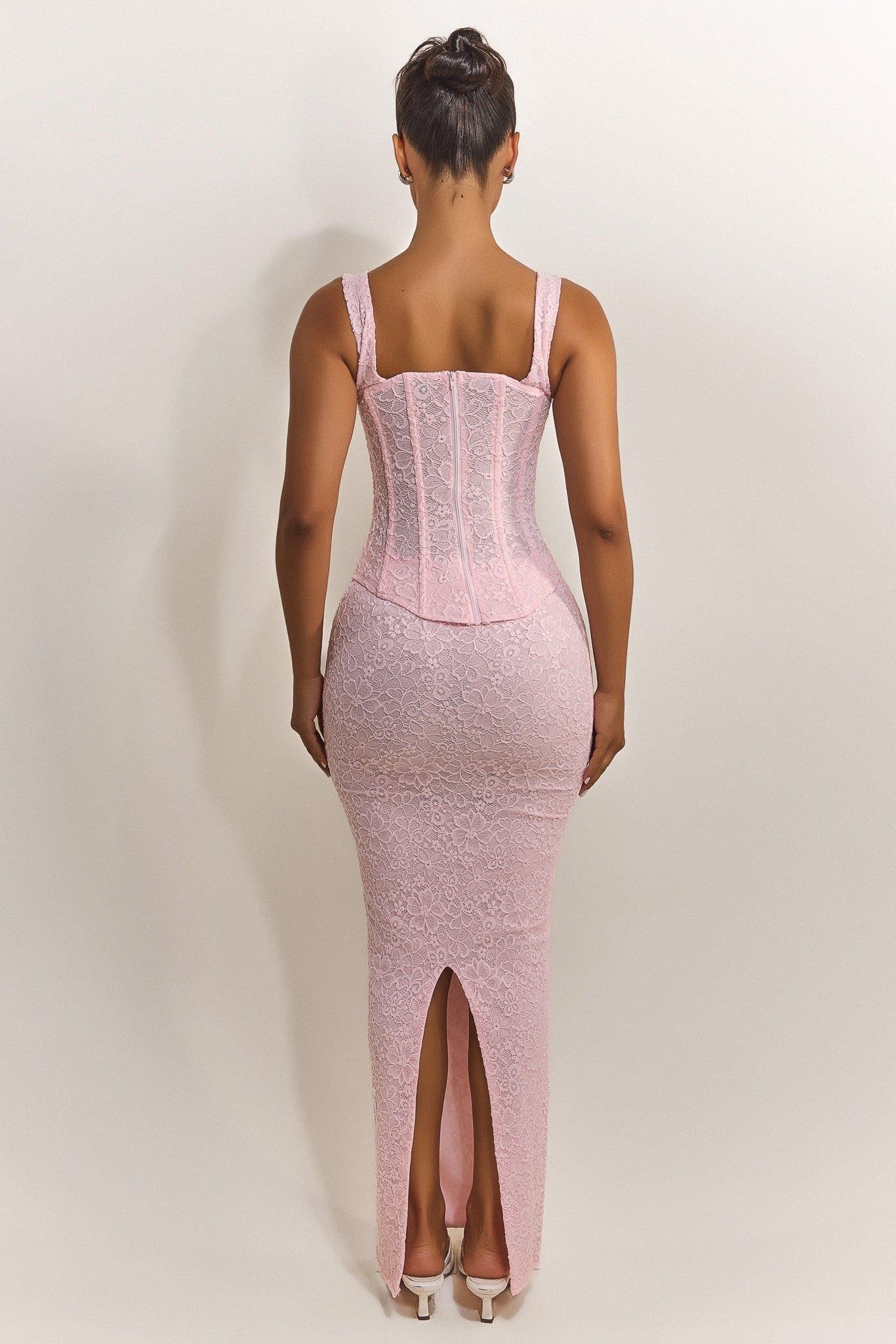 Valery | Lace Corset Maxi Dress
