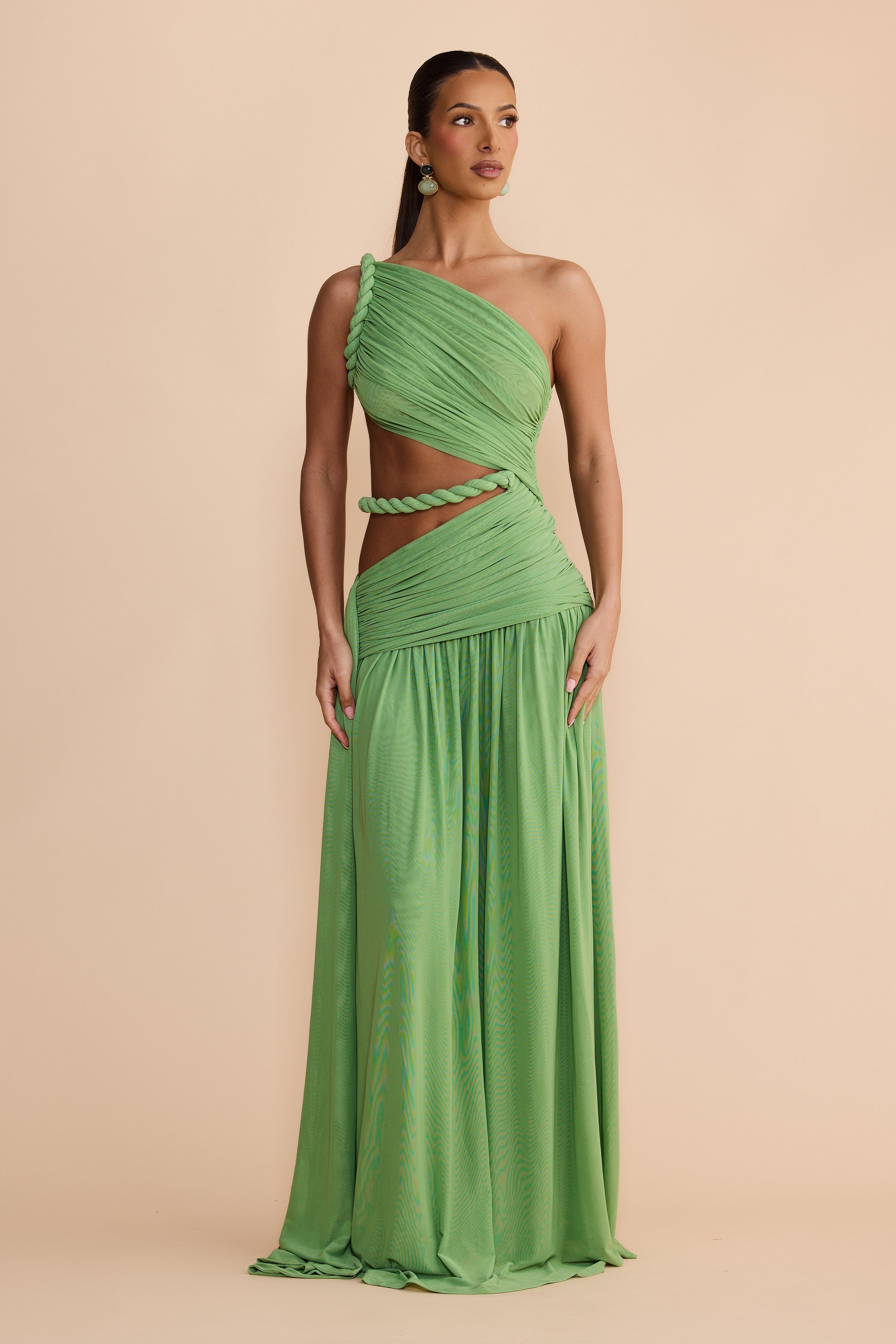 IZALIA GOWN - SAGE