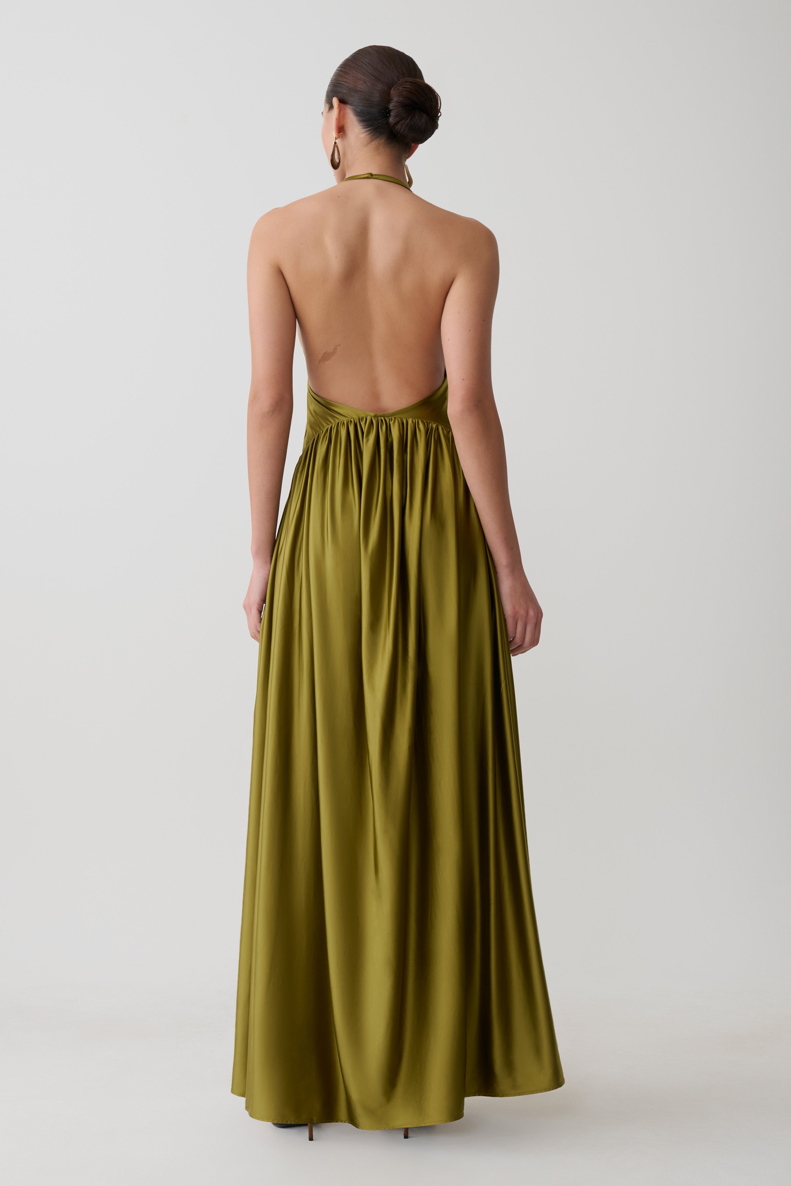 Olivia | Halter Maxi Dress