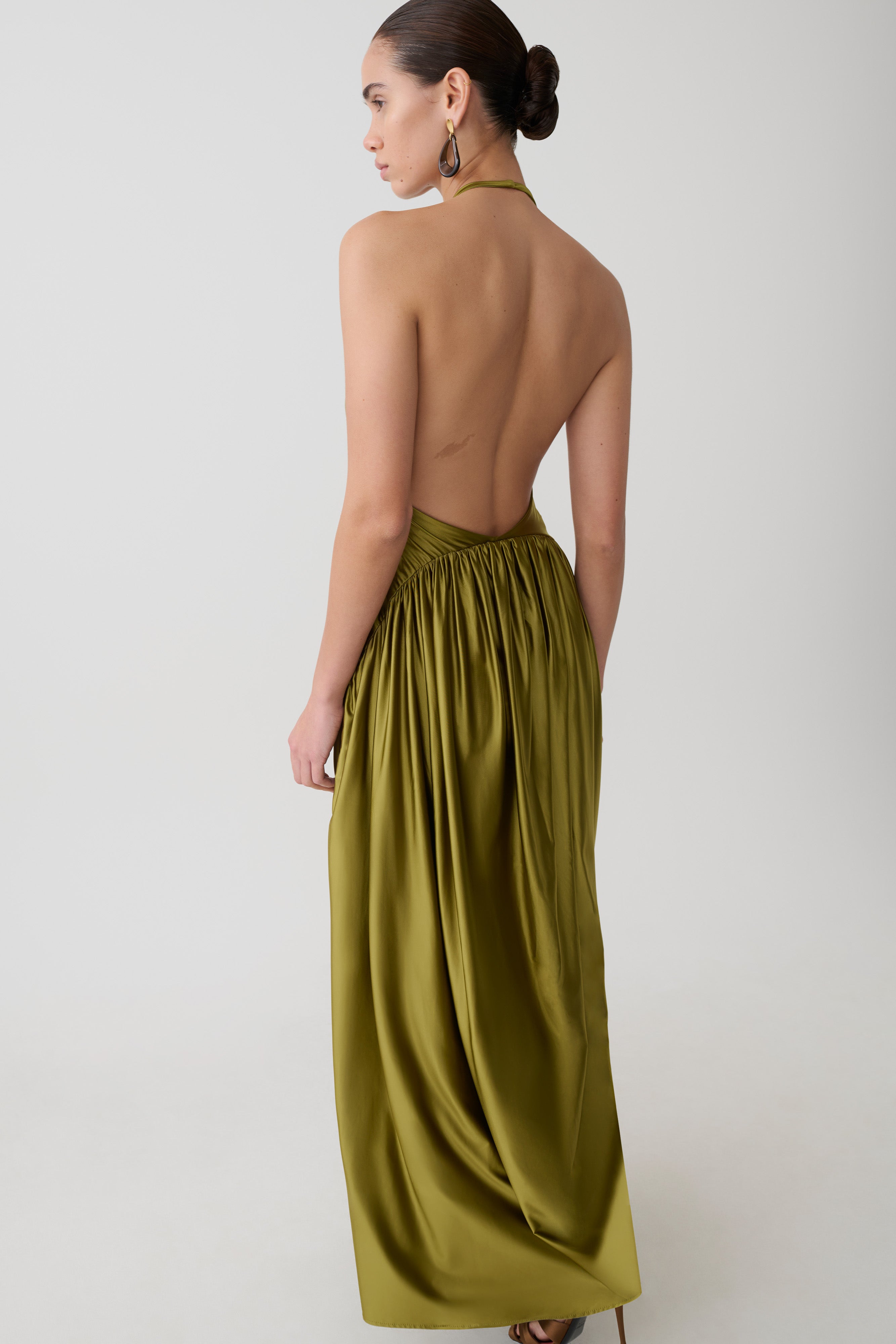 Olivia | Halter Maxi Dress