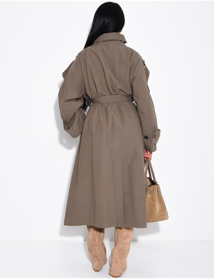 Sara | oversized trench coat