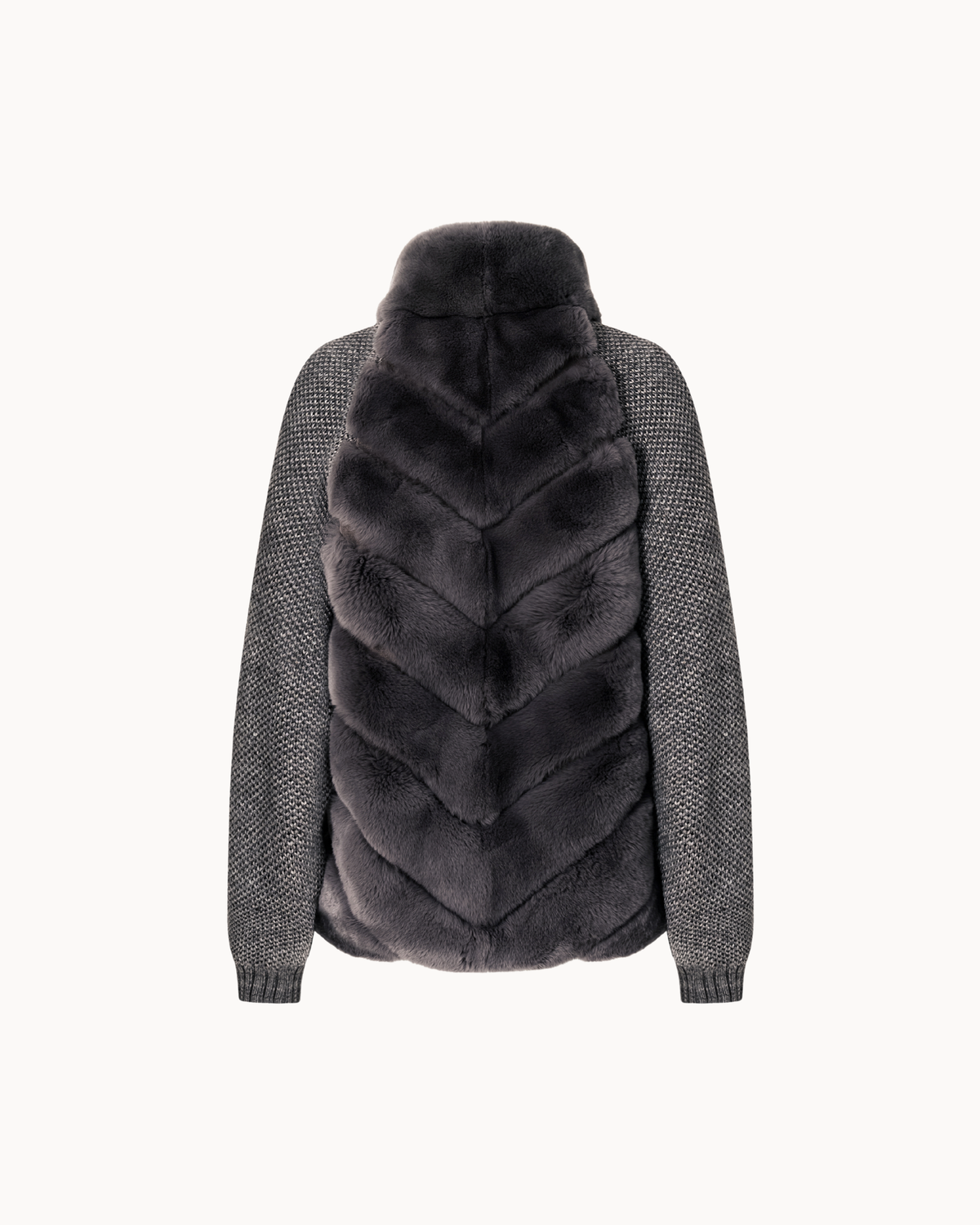 Cenya Fur Jacket - Frosted Greige