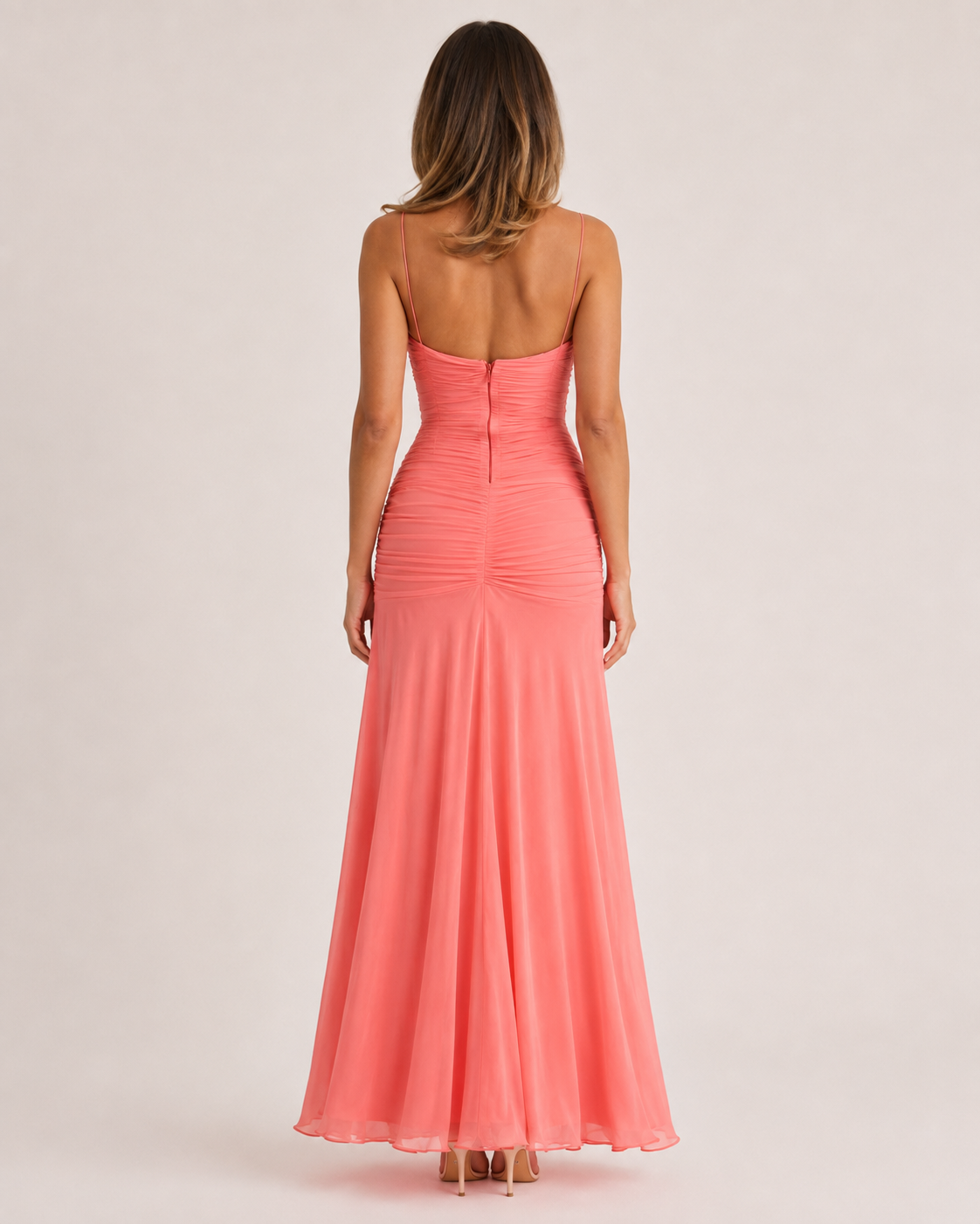 Sienna Ruched Maxi Dress