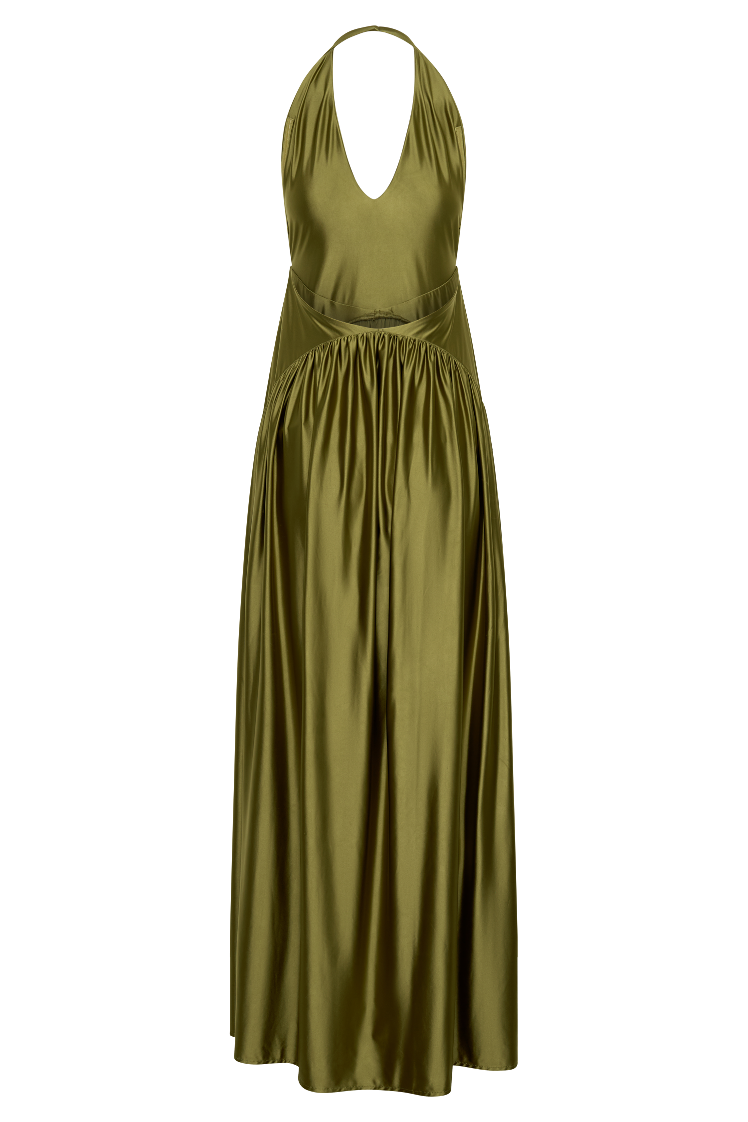Olivia | Halter Maxi Dress