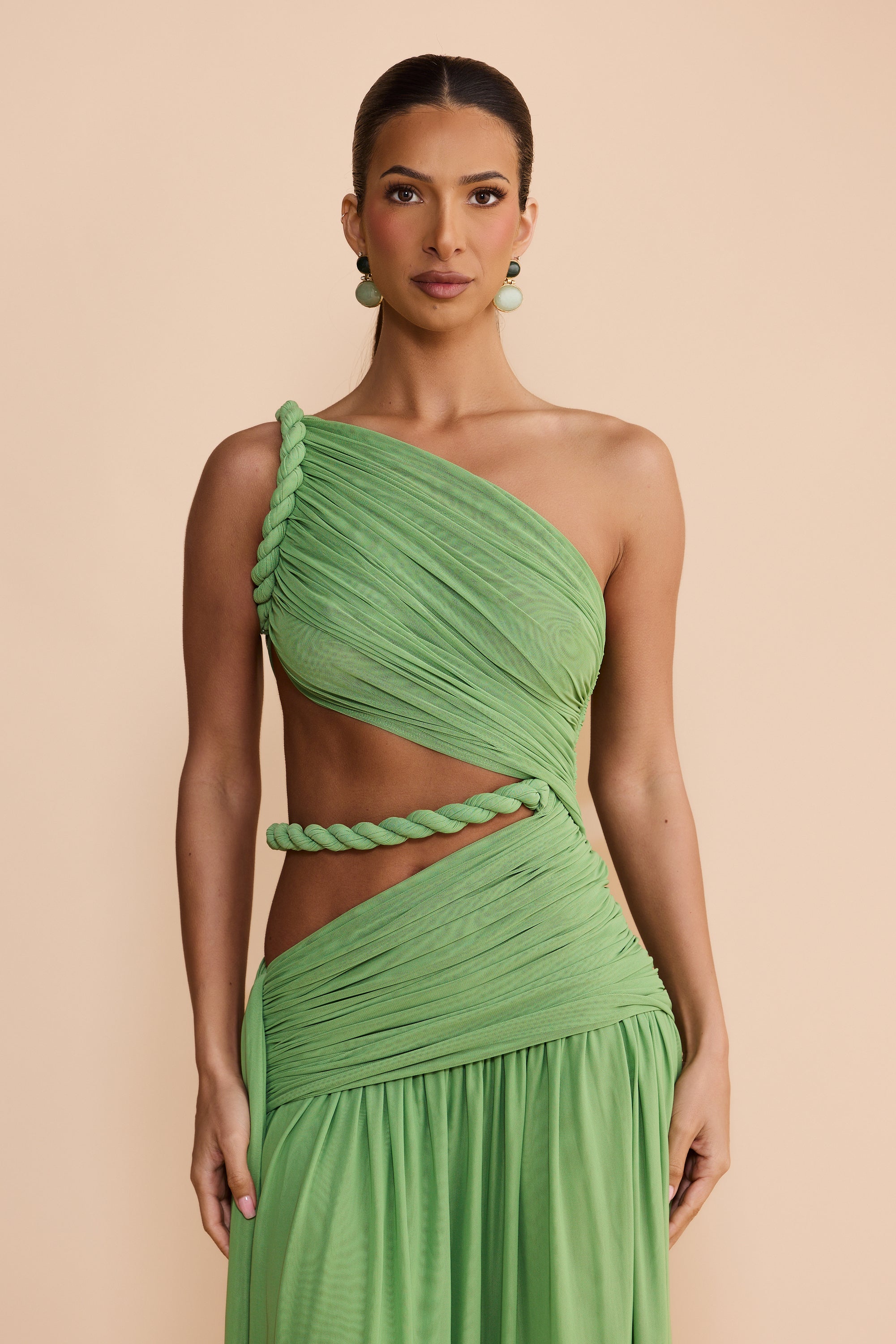 IZALIA GOWN - SAGE