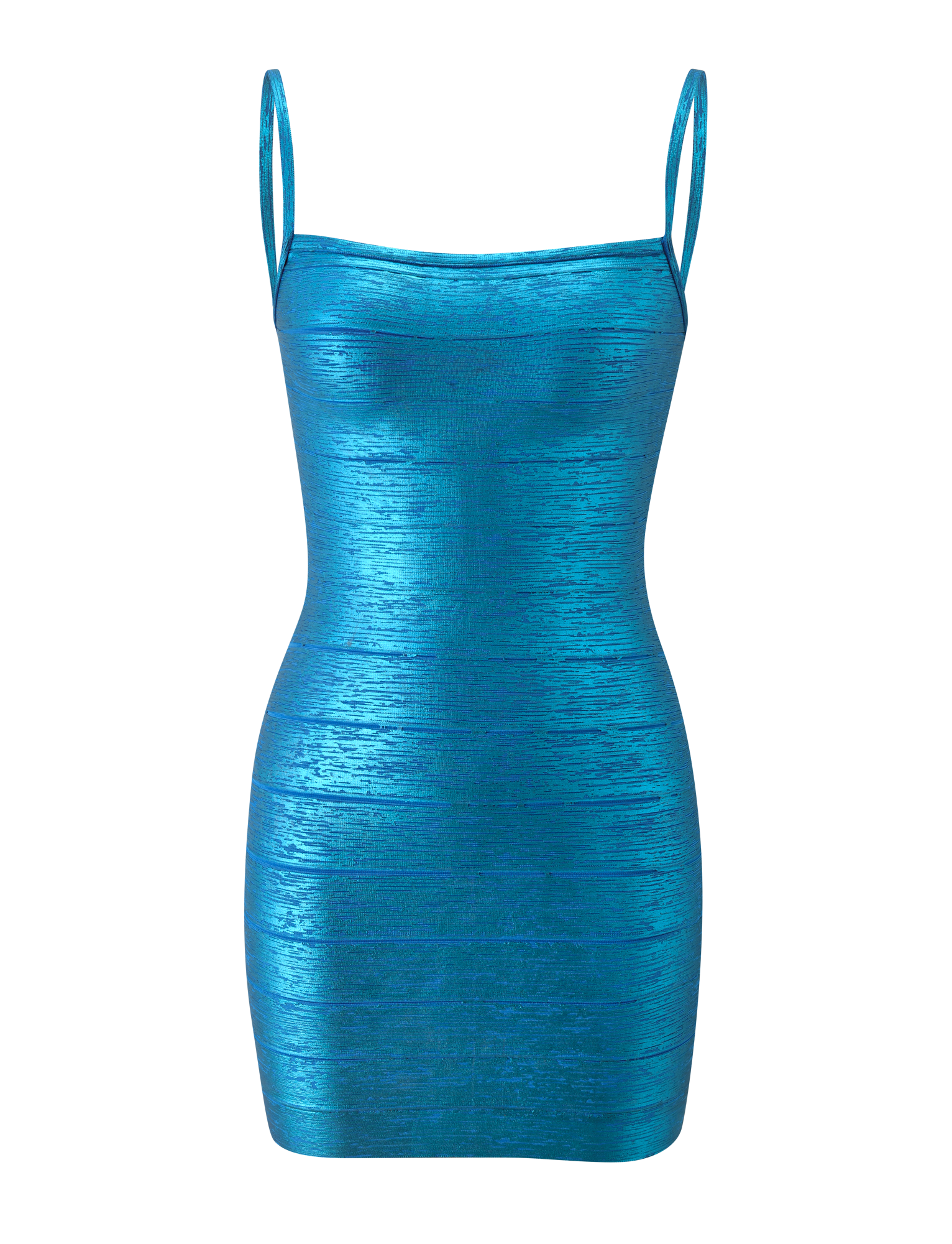 MIDORI METALLIC MINI BANDAGE DRESS
