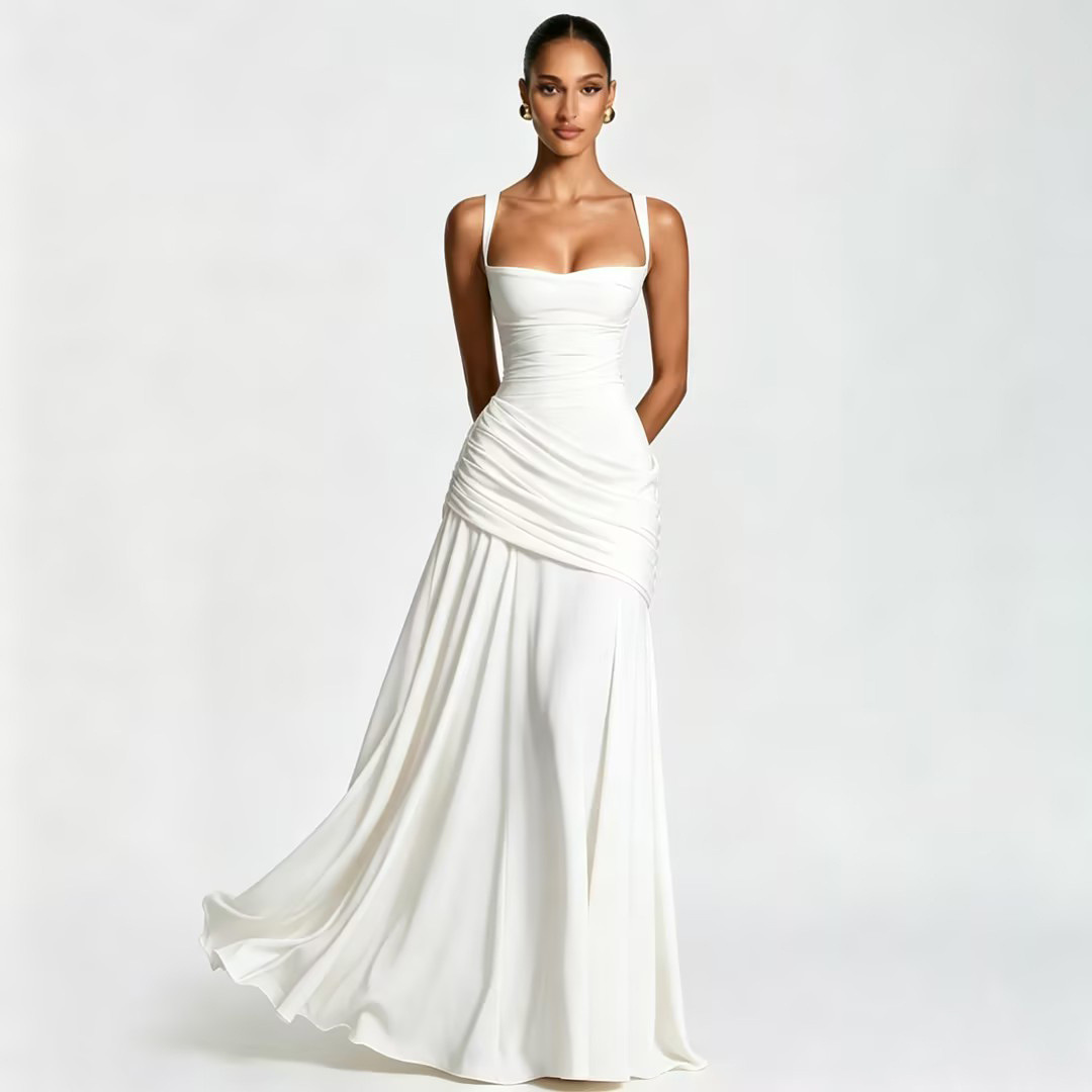 Charlotte Ruched Maxi Dress