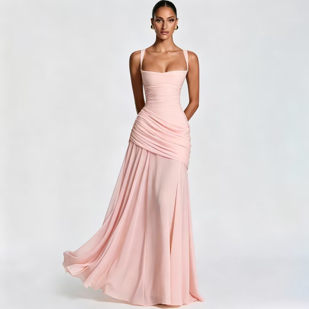 Charlotte Ruched Maxi Dress