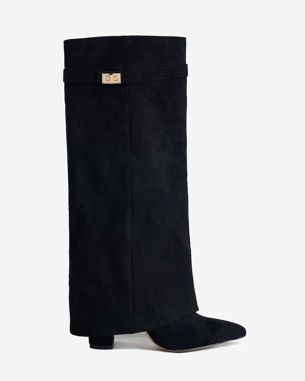 Mirelle Suede knee high boots - Black