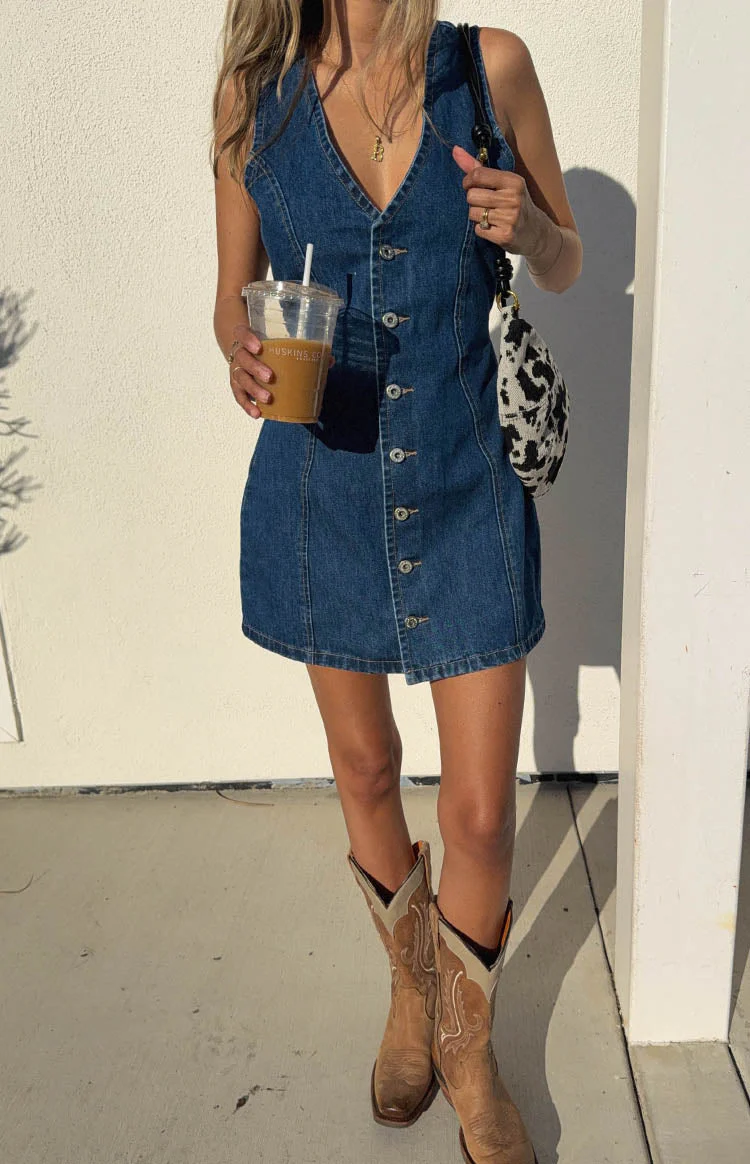 Winona Denim Mini Dress